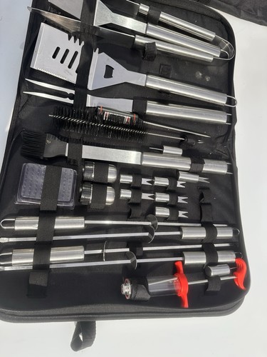 14x bbq tool set stainless - bbq,