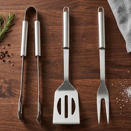 Heavy duty bbq utensil - utensil, set