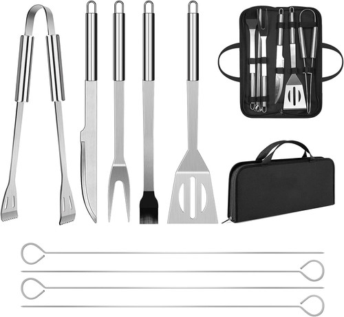 Bbq utensil set stainless - utensil,