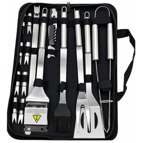 Bbq tool set stainless - bbq,