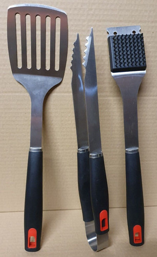 Bbq tool set spatula tongs - tool,